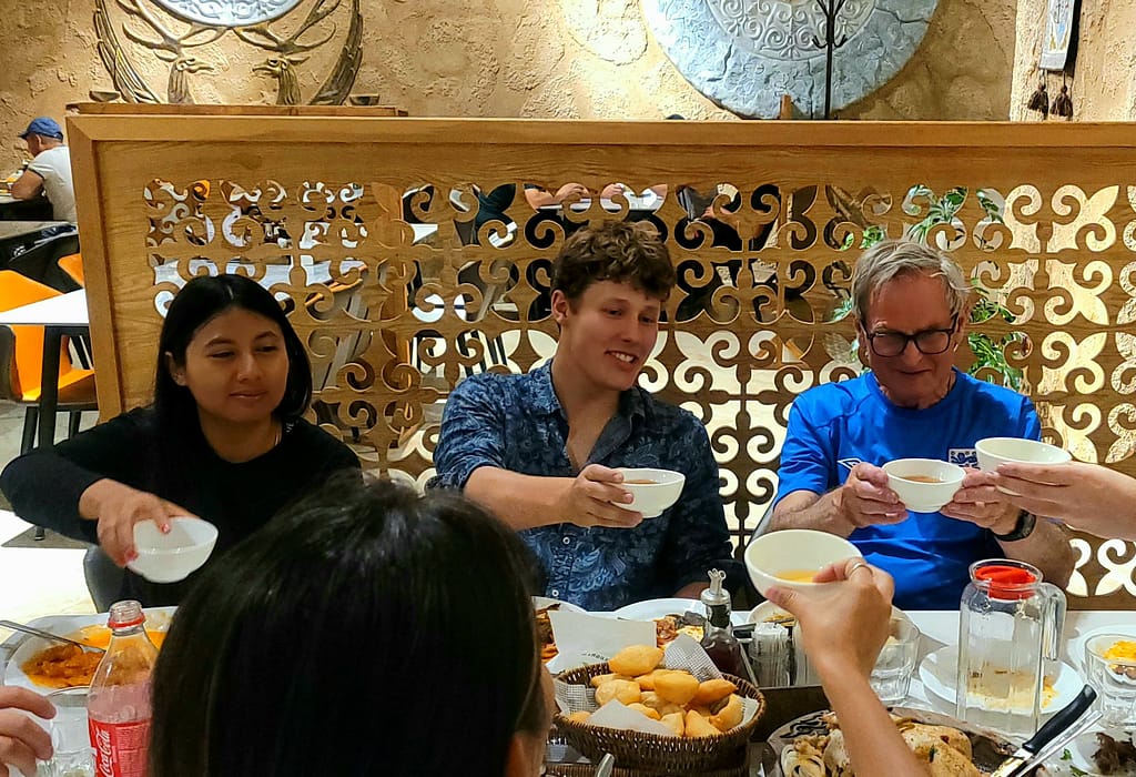 Toasting the Kyrgyz way