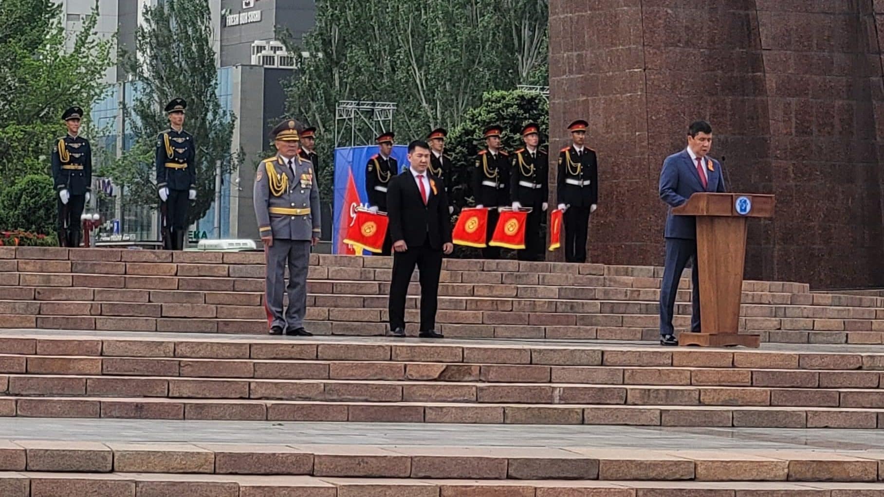 Victory Day Ceremony in Kyrgyzstan