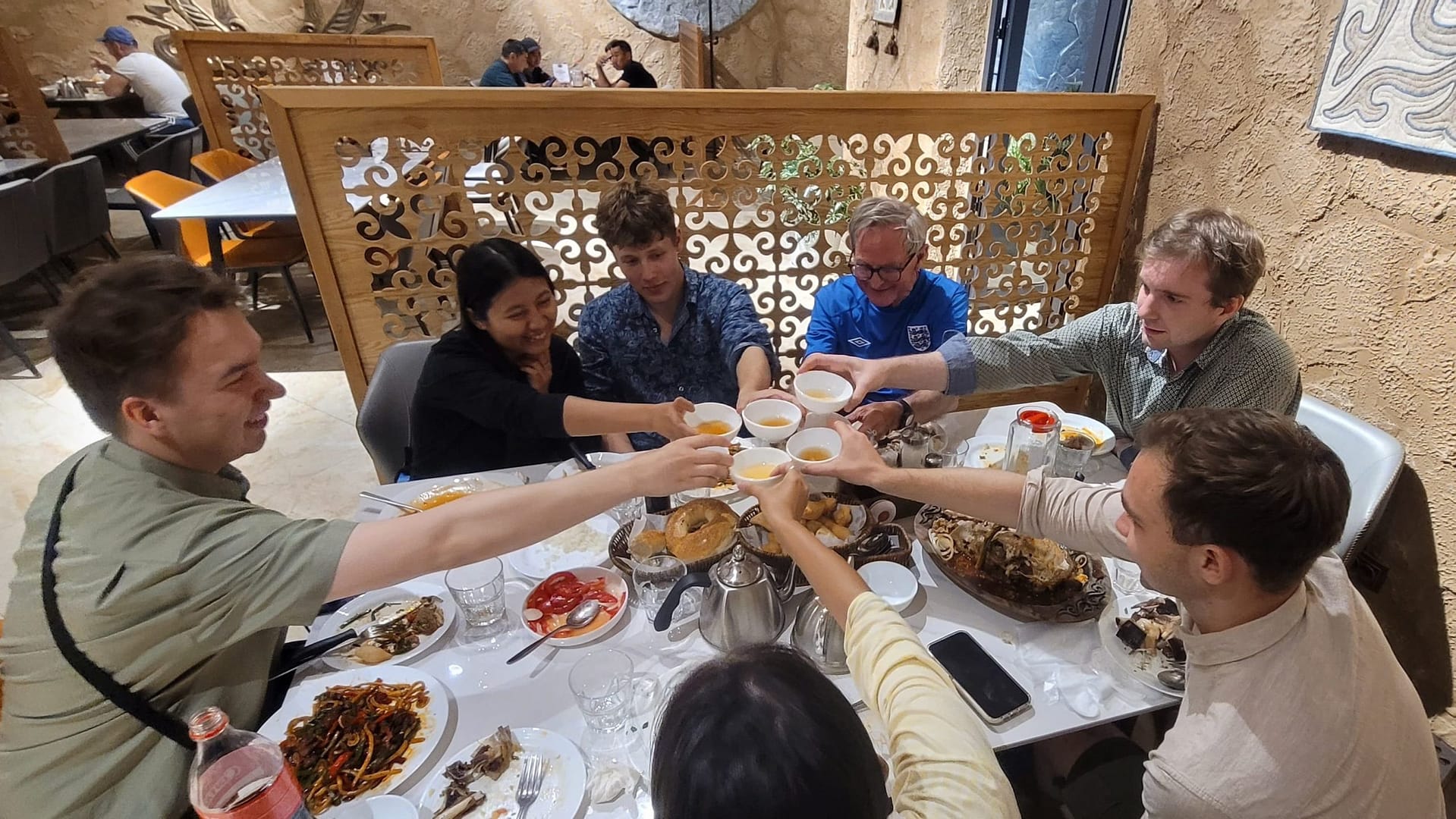 A spirited toast with Kyrgyz tea