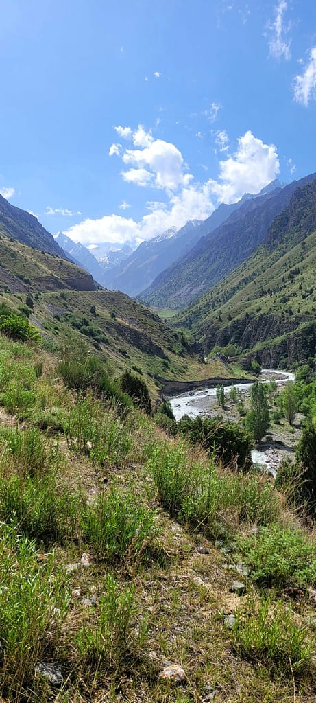 Panoramic view Kyrgyzstan